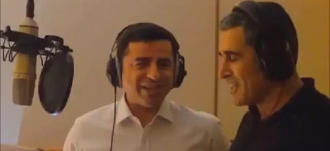 Selahattin Demirtaş’ın düet arkadaşı PKK’ya konser verdi!