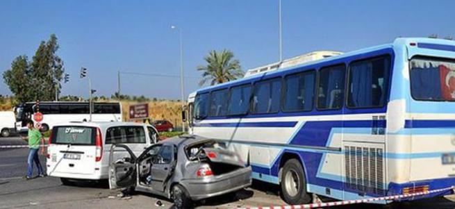 Antalya’da korkunç kaza: 5 ölü