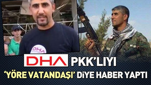 DHA PKK’lı militanı yöre sakini olarak haber yaptı!