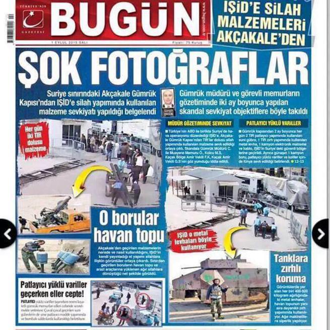 Bugün gazetesi IŞİD dedi, YPG çıktı!
