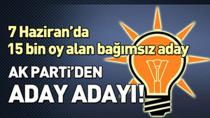 Fatih Mehmet Bucak AK Parti’den aday adayı