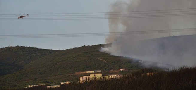İstanbul’da askeri bölgede yangın