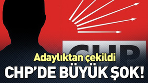 CHP Milletvekili Şeker adaylıktan çekildi