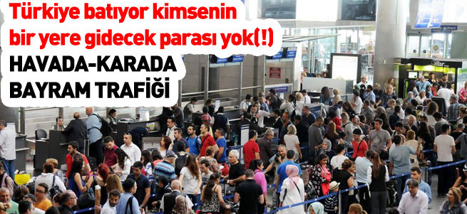 Atatürk Havalimanı doldu taştı