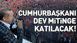 Erdoğan “Teröre Karşı Milli Birlik” mitingine katılıyor