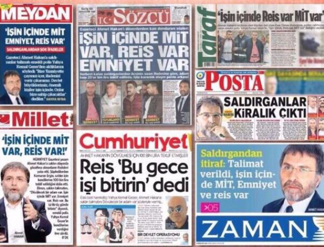 Muhalif medyadan ortaklaşa Ahmet Hakan manşetleri