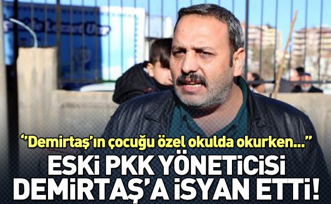 Eski PKK yöneticisi Demirtaş’a isyan etti