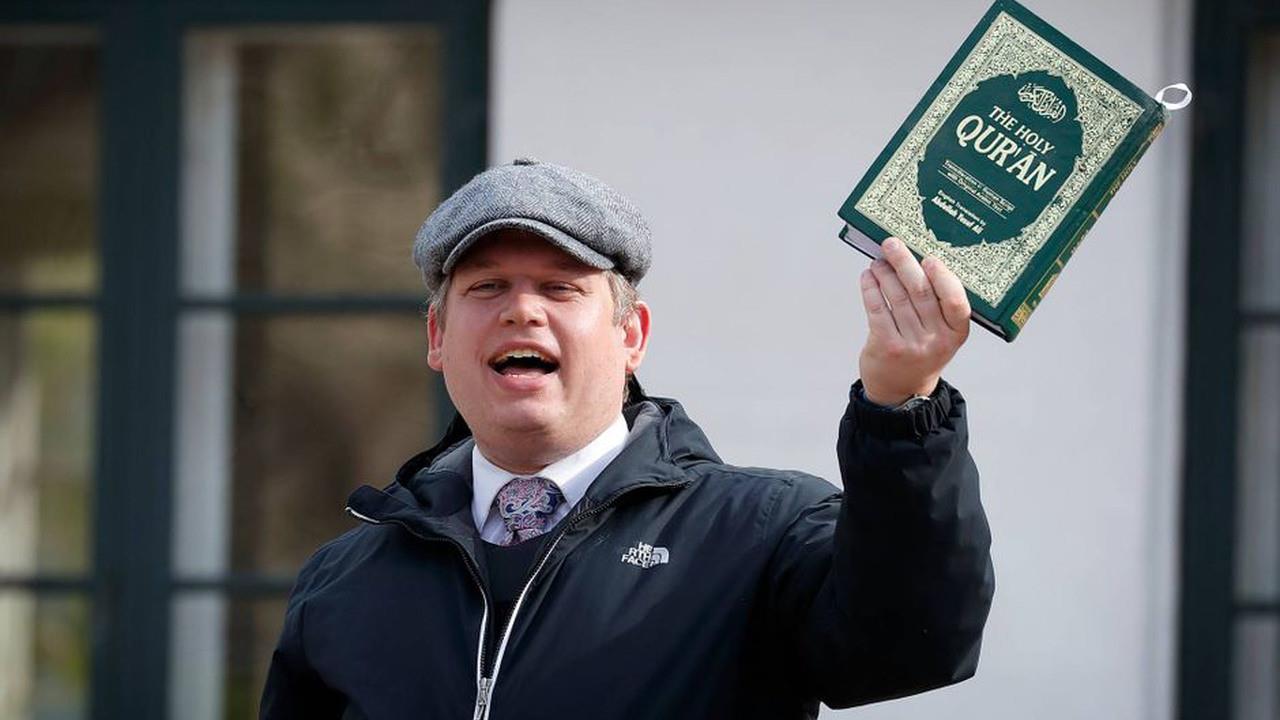 Far-right leader Rasmus Paludan 'burns' Muslim holy book Quran again in Sweden