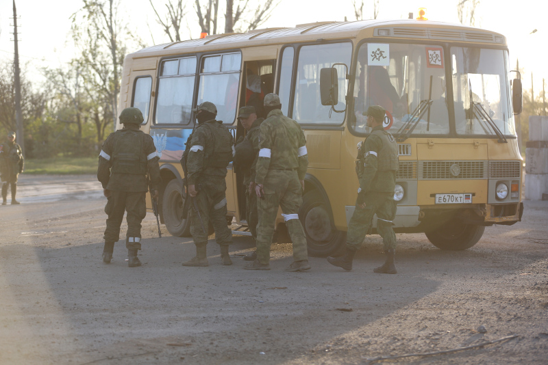 Last Women And Children Evacuated From Ukrainian Steel Mill last-women-and-children-evacuated-from-ukrainian-steel-mill