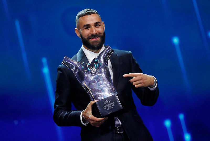 Karim Benzema wins UEFA Men's Player of the Year award