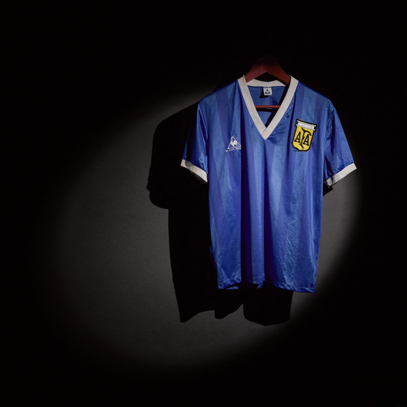 Diego Maradona's 1986 World Cup final shirt returned to Argentina