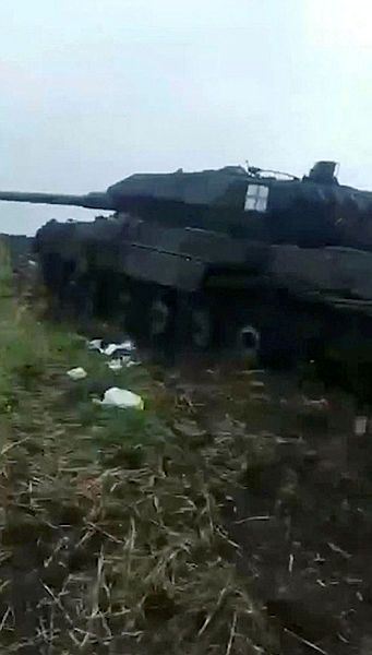 Russia Releases Video Of Captured German Tanks, US Vehicles In Ukraine