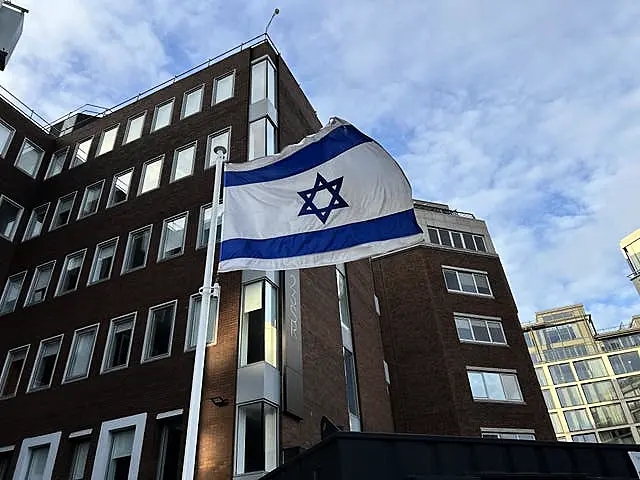 Israeli Embassy in Ireland takes down flag ahead of closure