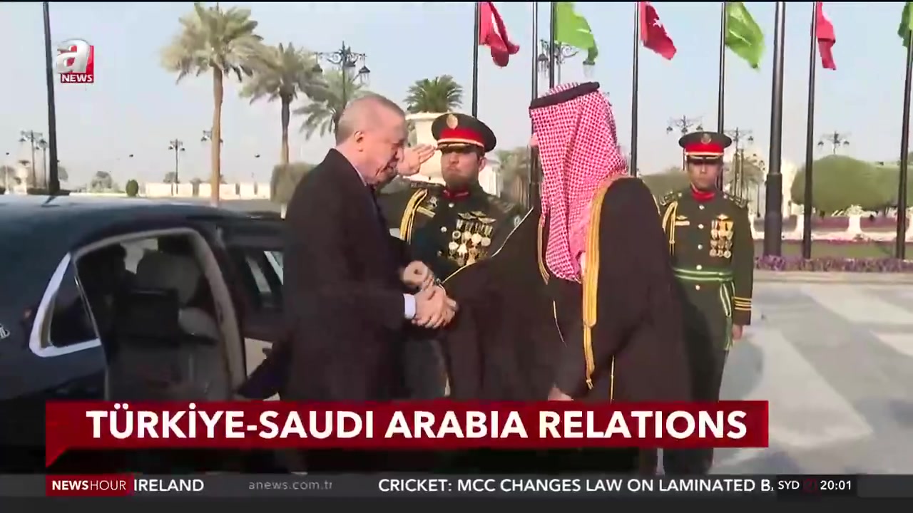 Erdoğan makes his first visit abroad this year to Saudi Arabia
