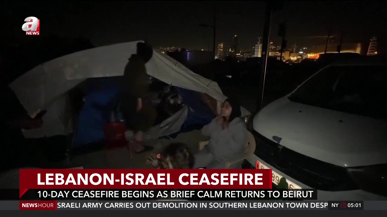10-Day ceasefire begins as brief calm returns to Beirut