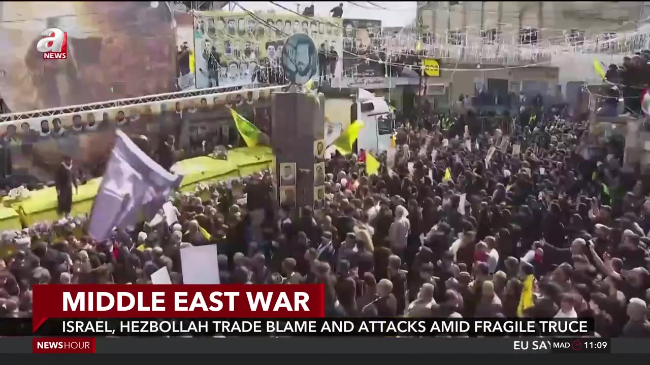Israel, Hezbollah trade blame and attacks amid fragile truce