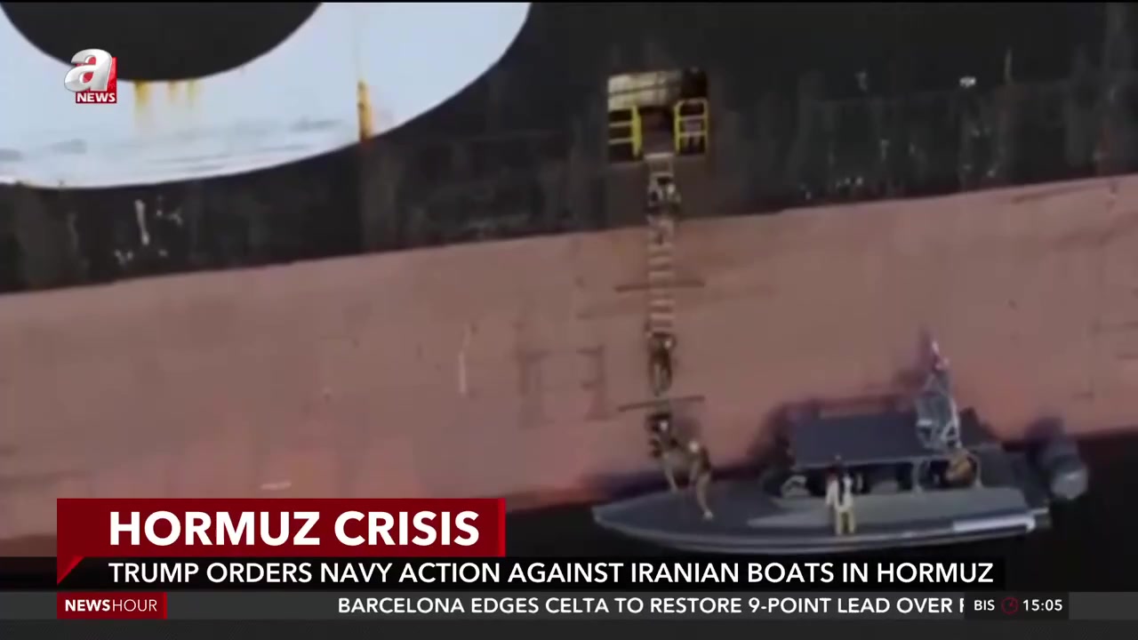 U.S. President Trump threatens action over Hormuz tensions