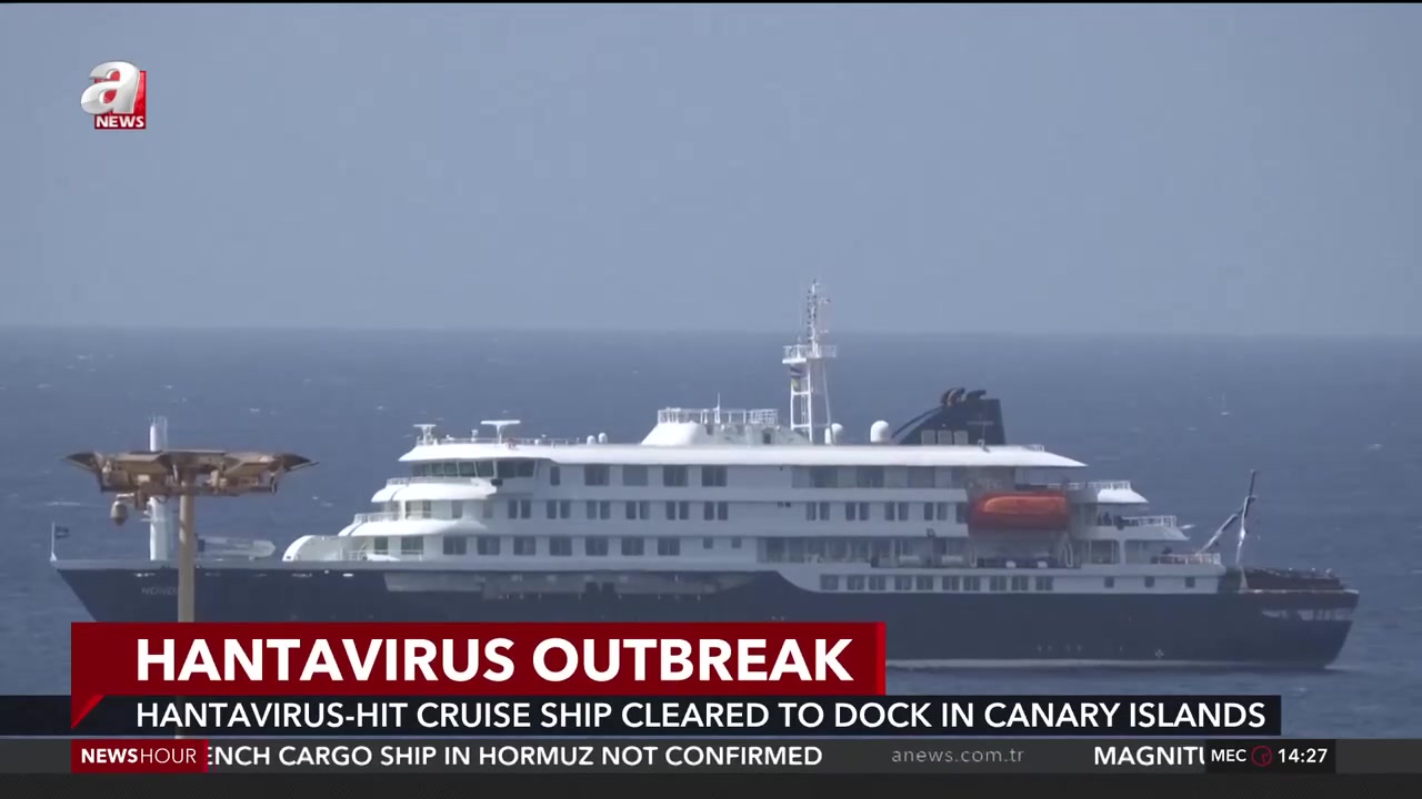 Hantavirus-hit cruise ship cleared to dock in Canary Islands