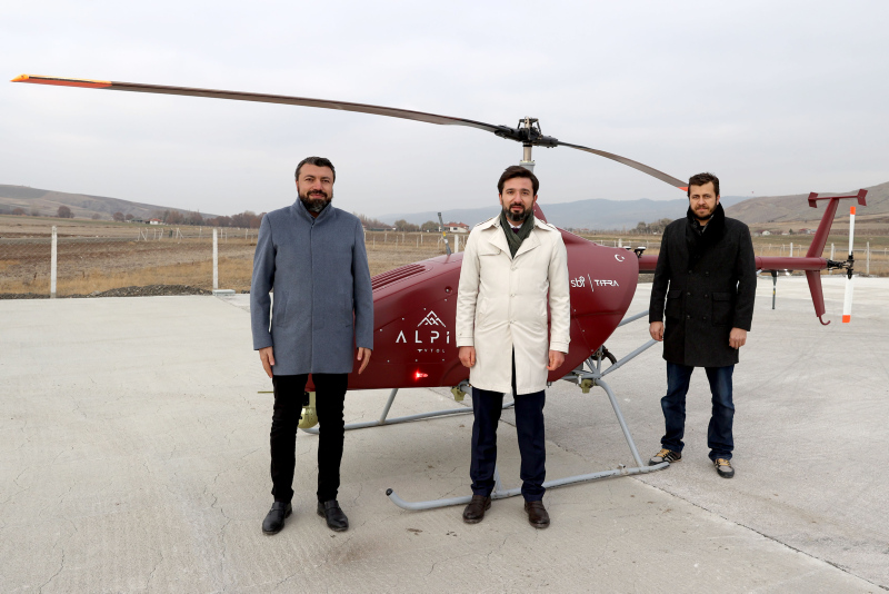 Turkish technology firm converts helicopter into unmanned aerial vehicle