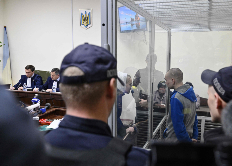 Regretful Russian sentenced to life in first war crimes trial in Kyiv