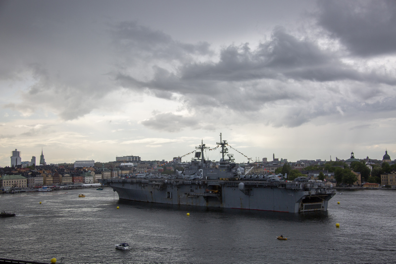 More than 40 NATO warships anchored in Stockholm