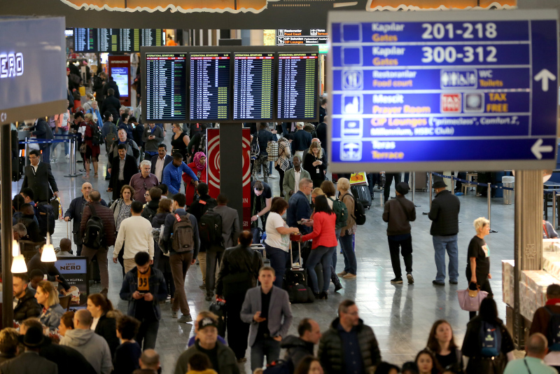 Turkish airports saw 118.6M passengers in January-August period