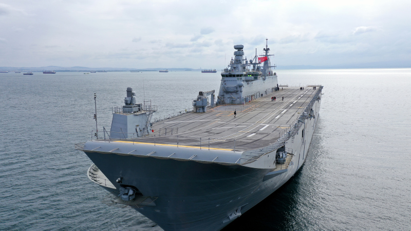 Biggest warship of Türkiye TCG Anadolu to be delivered by end of year