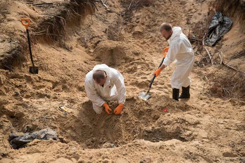 European Union call for establishment of international tribunal for war crimes in eastern Ukrainian city of Izyum