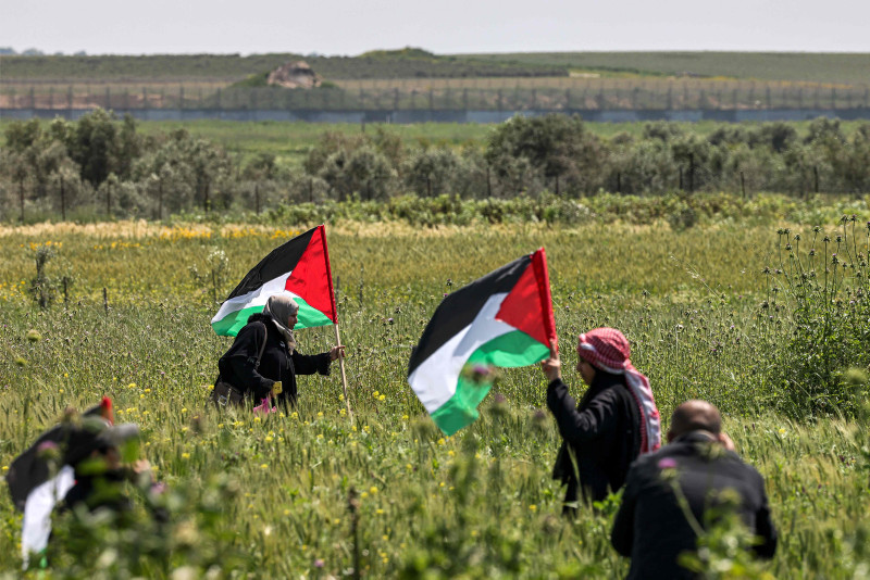 Palestinians commemorate 47th anniversary of Land Day