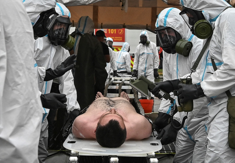 Emergency exercise at the Zaporizhzhia Nuclear Power Plant