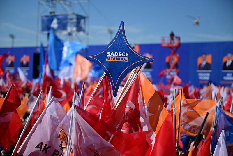 Hundreds of thousands of Turkish citizens flock to Atatürk Airport to join Great Istanbul Rally organized by Peoples Alliance