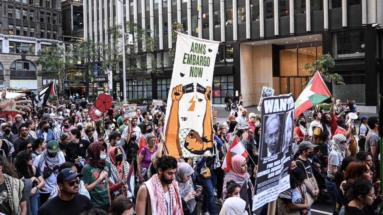 Thousands protest in New York against Israels ongoing Gaza genocide