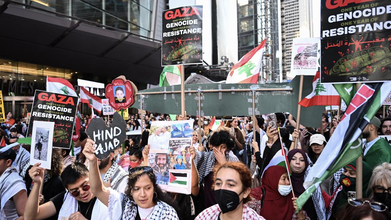 Thousands protest in New York against Israels ongoing Gaza genocide
