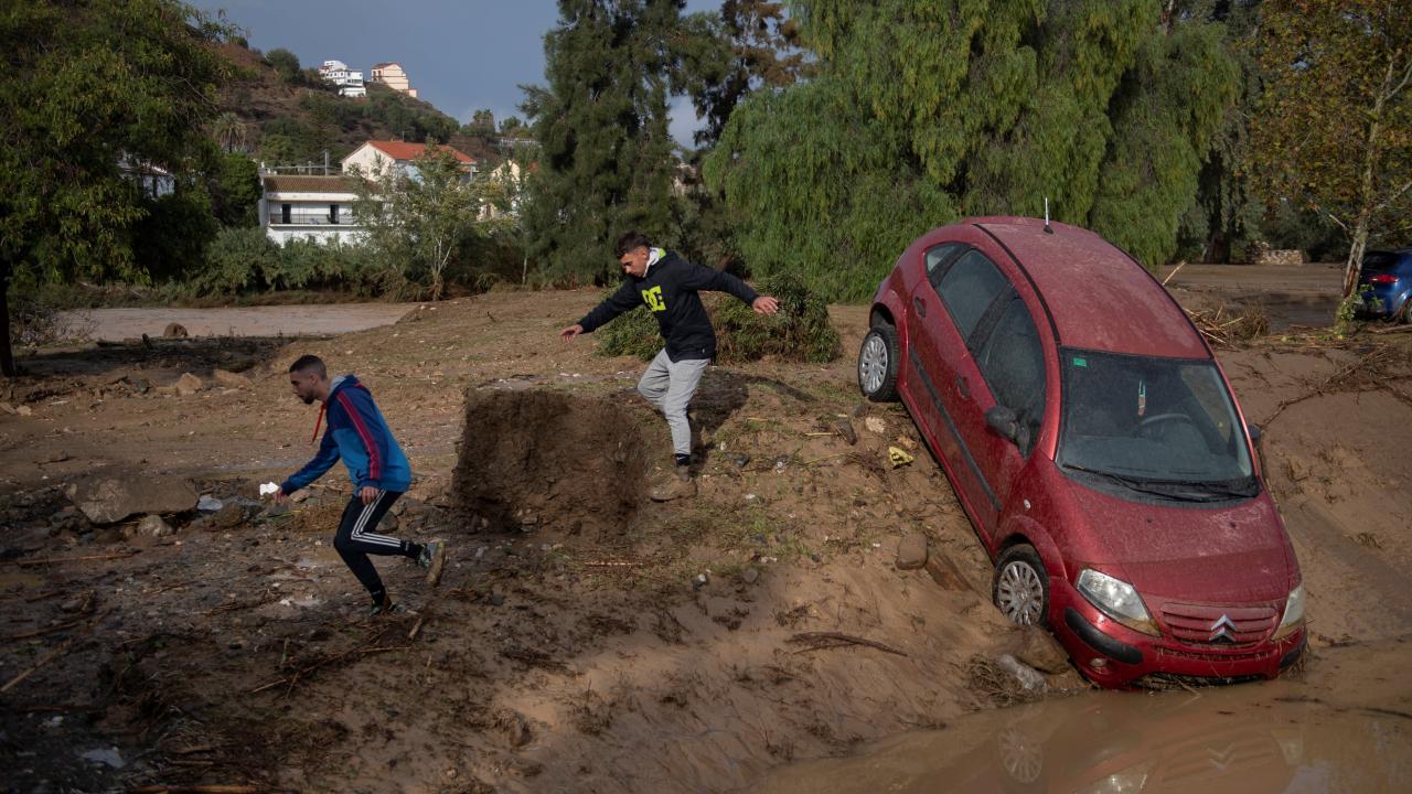 Severe storms and flooding force mass evacuations in Southern Spain