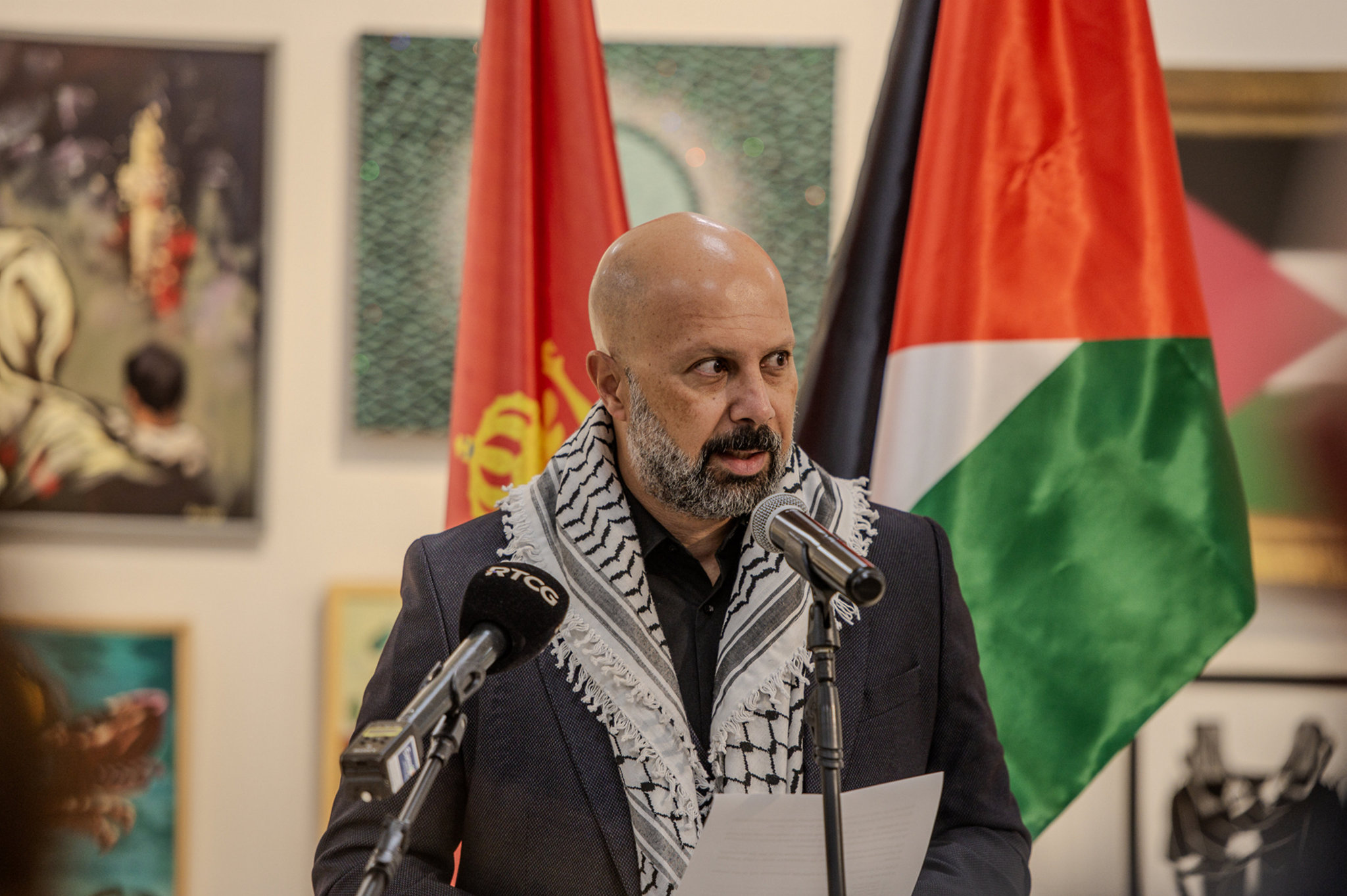 Montenegro hosts Palestine Through Art exhibition