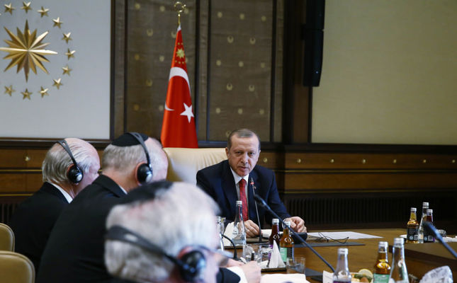 President Erdoğan receives US Jewish leaders in latest sign of thaw in Israel ties