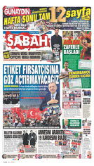 17 Eylül 2021 Tarihli Sabah EGazete