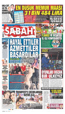 1 Eylül 2023 Tarihli Sabah EGazete