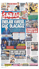 3 Mayıs 2025 Tarihli Sabah EGazete