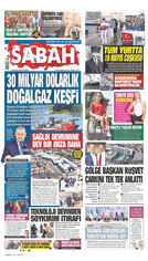 18 Mayıs 2025 Tarihli Sabah EGazete