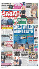 8 Haziran 2025 Tarihli Sabah EGazete