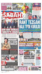 8 Temmuz 2025 Tarihli Sabah EGazete