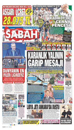 24 Aralık 2025 Tarihli Sabah EGazete