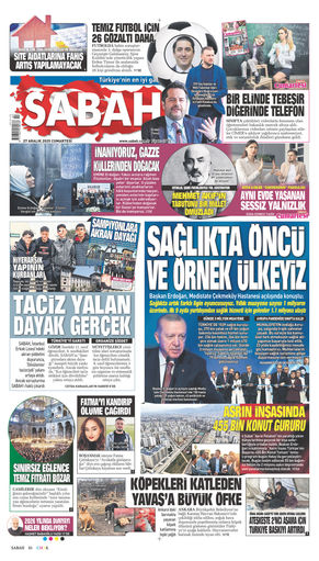 27 Aralık 2025 Tarihli Sabah EGazete