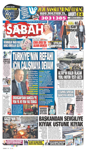 1 Ocak 2026 Tarihli Sabah EGazete