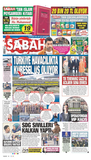 9 Ocak 2026 Tarihli Sabah EGazete