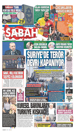 21 Ocak 2026 Tarihli Sabah EGazete