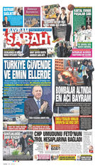 20 Mart 2026 Tarihli Sabah EGazete