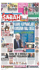 3 Haziran 2026 Tarihli Sabah EGazete