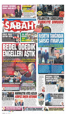 29 Haziran 2026 Tarihli Sabah EGazete